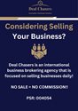 ARE YOU SELLING YOUR BUSINESS??