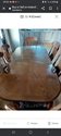 8 CHAIR SOLID OAK DINING TABLE