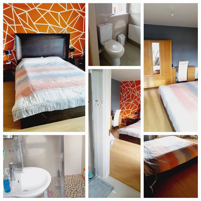 LARGE SPACIOUS DOUBLE ROOM EN-SUITE1.5KM FROM ATTYMON TRAIN STATION, To Let