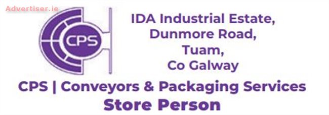 CPS | CONVEYORS & PACKAGING SERVICES STORE PERSON, Situations Vacant